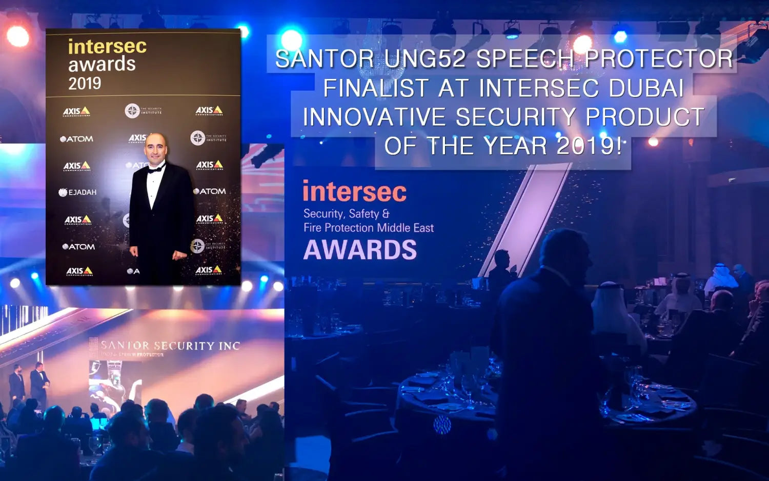 Innovative security product Award finalist of the year 2019 at INTERSEC DUBAI!