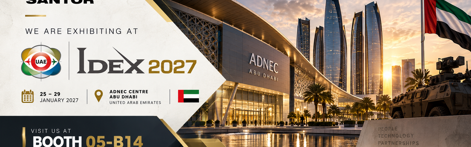 Santor Security Inc. Exhibiting at IDEX 2027