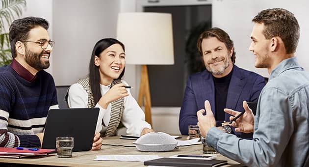 Keep your conversations private. Even when you’re in public.